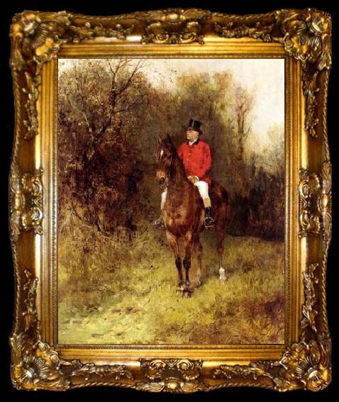 framed  unknow artist Classical hunting fox, Equestrian and Beautiful Horses, 203., ta009-2